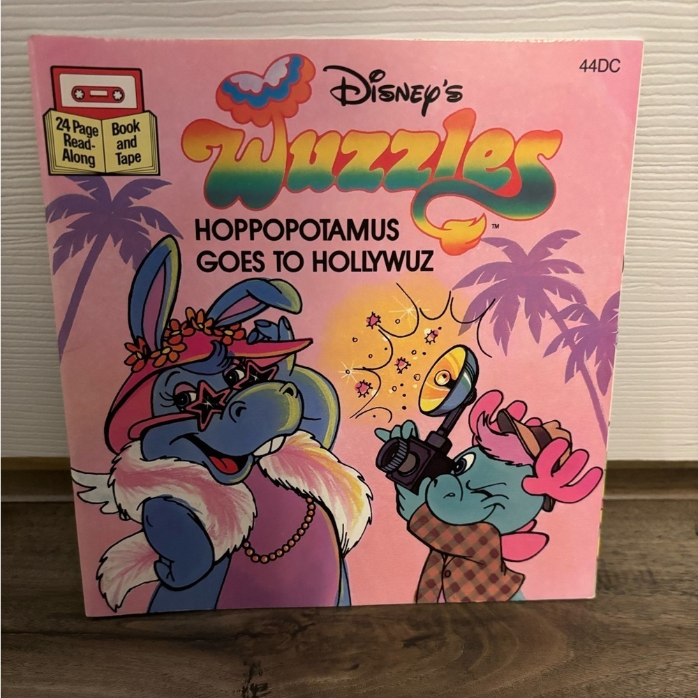 **5 for $25*** Vintage 1985 Disney’s Wuzzles Hoppopotamus Goes To Hollywuz